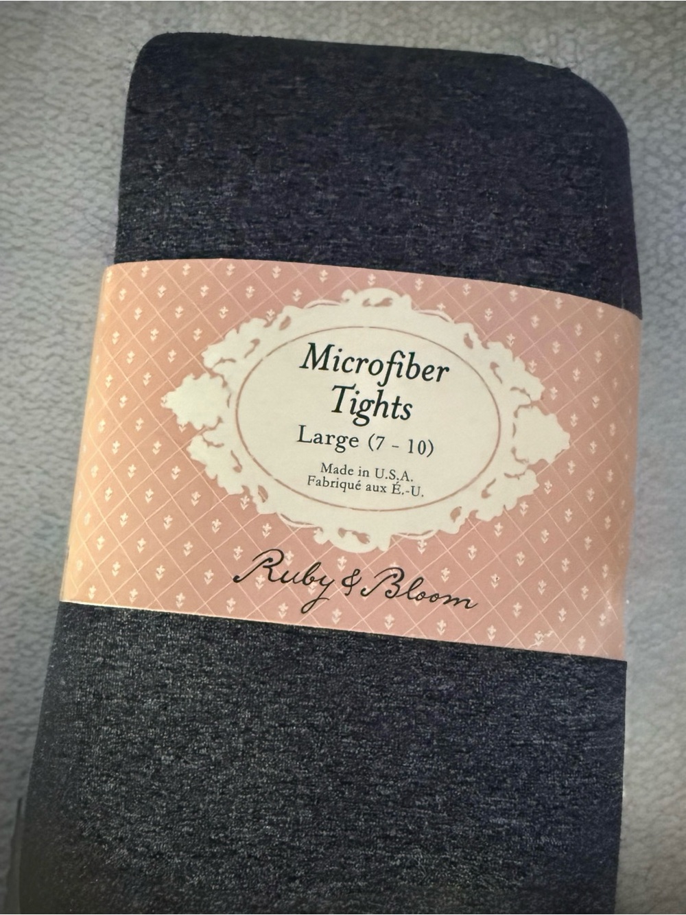 Ruby & Bloom Microfiber Footed Tights from Nordstrom - Charcoal Size 7-10 Yrs